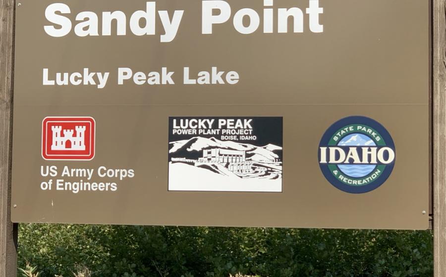 Sandy Point Sign